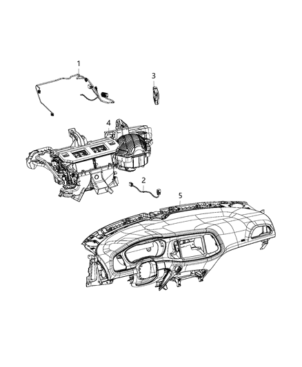 2020 Dodge Challenger Modules, Body Diagram 16