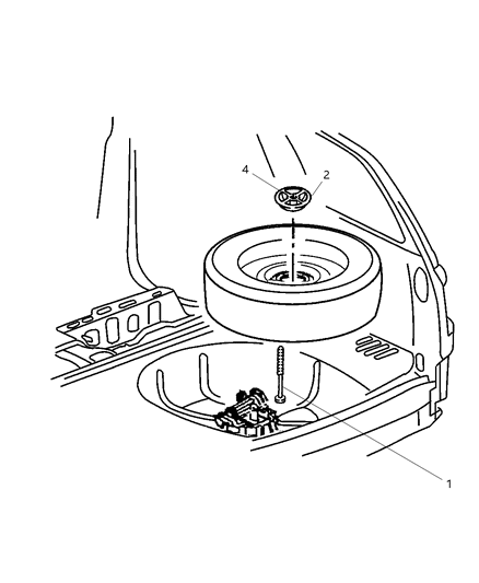 2000 Jeep Grand Cherokee Spare Wheel Stowage Diagram