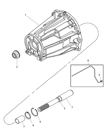 2005 Dodge Durango Extension Housing Diagram