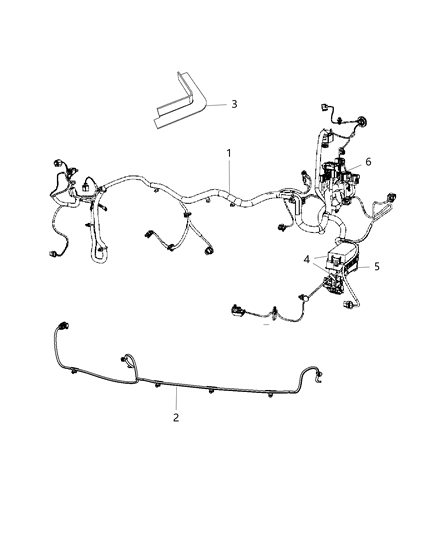 2015 Jeep Compass Wiring-HEADLAMP To Dash Diagram for 68241740AC