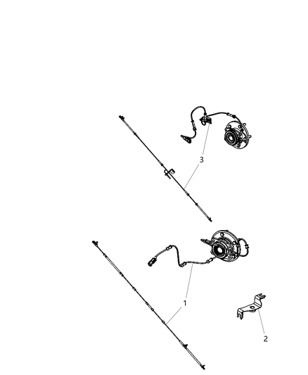 2010 Jeep Wrangler Sensors - Brakes Diagram