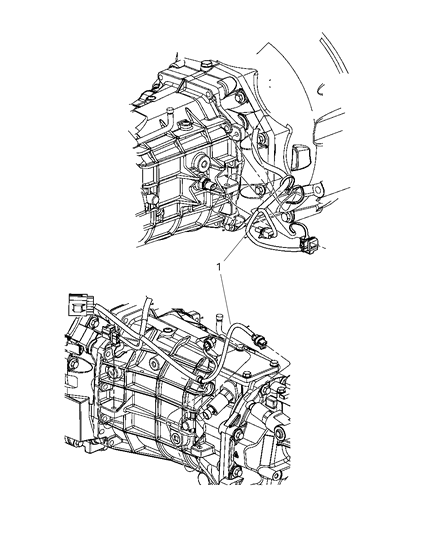 2009 Dodge Challenger Wiring - Transmission Diagram