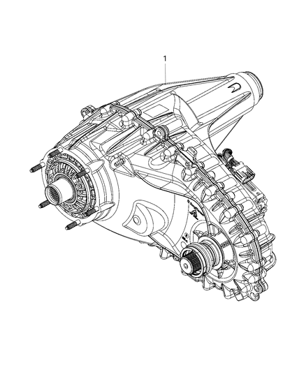 2019 Ram 2500 Transfer Case Assembly Diagram 2