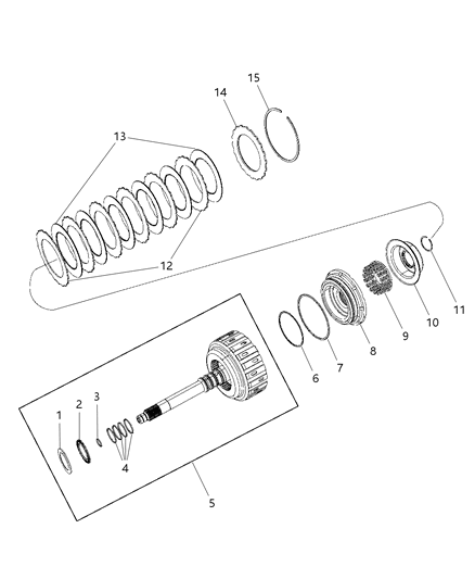 2011 Ram 4500 Pump Kit-Clutch Diagram for 68086053AA