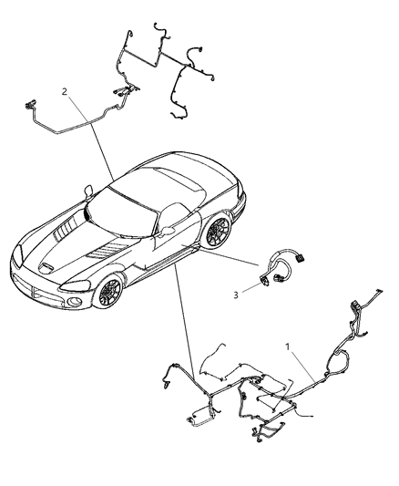 2008 Dodge Viper Wiring-UNDERBODY Diagram for 5030438AC