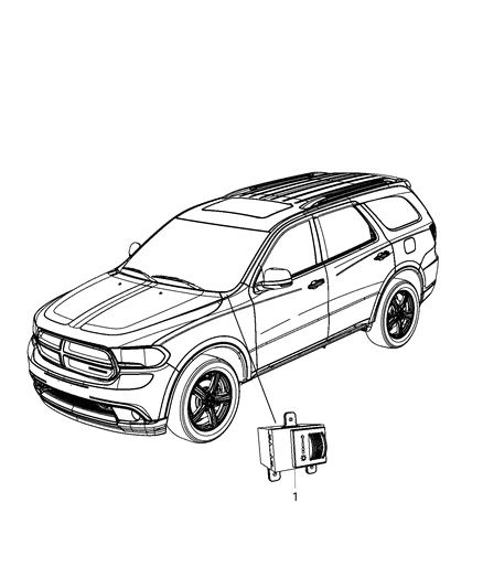 2014 Dodge Durango Modules, Lighting Diagram