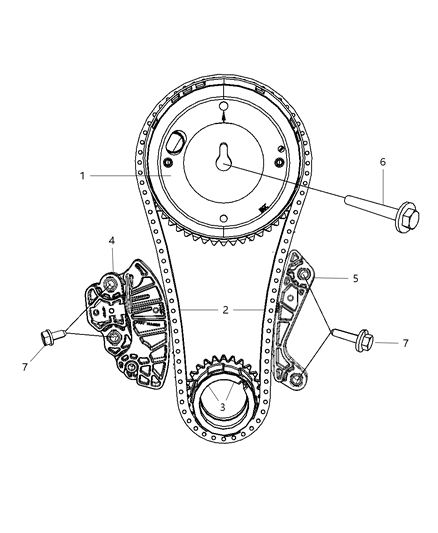 2009 Chrysler 300 Timing System Diagram 8