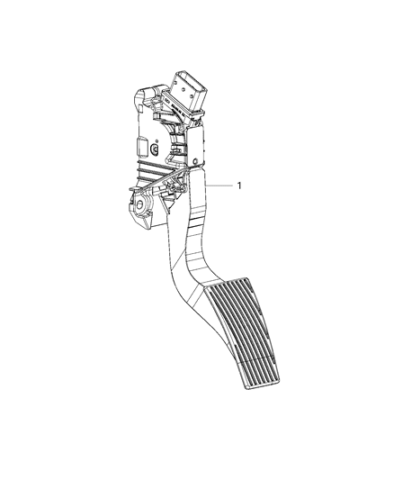 2020 Ram 1500 Accelerator Pedal And Related Parts Diagram