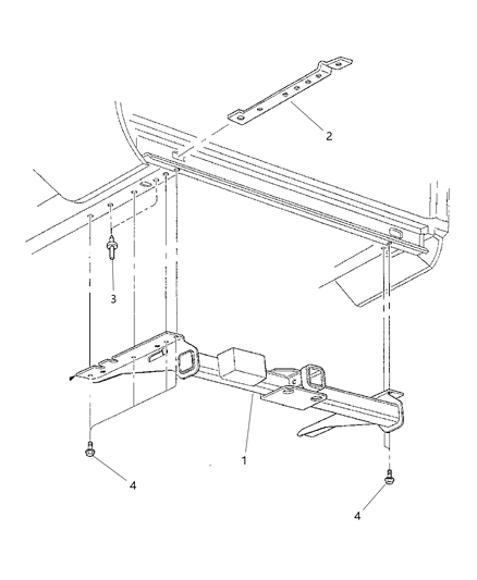 1999 Jeep Cherokee Hitch - Trailer Tow Diagram