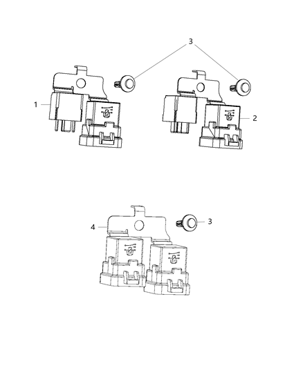 2014 Jeep Wrangler Relay - Engine Diagram