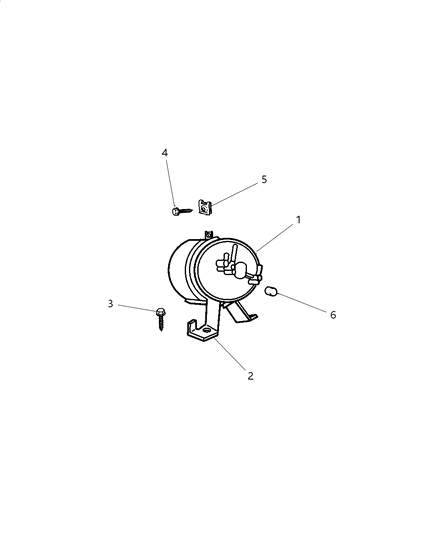 1997 Jeep Wrangler Vacuum Canister Diagram