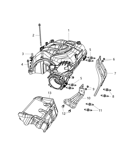 2013 Ram 1500 Intake Manifold Diagram 1