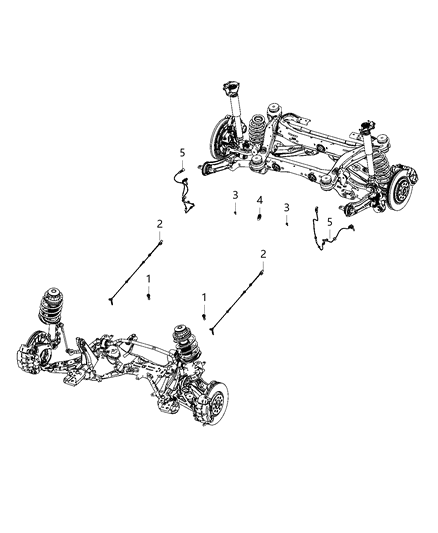 2020 Jeep Cherokee Sensor-Wheel Speed Diagram for 68291949AA