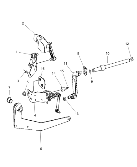 2007 Dodge Sprinter 3500 Dynamic Headlamp Range Control Diagram