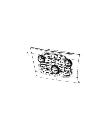 2017 Chrysler 300 Control, Heating And Air Conditioning Diagram