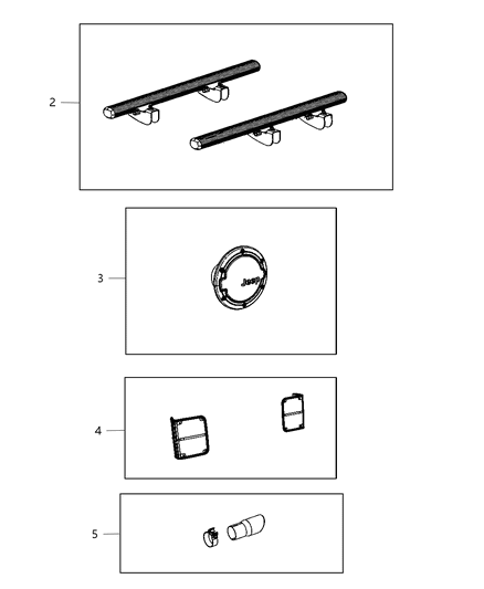 2012 Jeep Wrangler Decor Kit-Fuel Door Diagram for 82210284