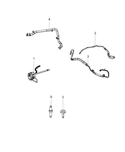 2016 Chrysler Town & Country Power Steering Hose Diagram