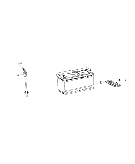 2020 Dodge Durango Battery-Storage Diagram for BBH7A001AA