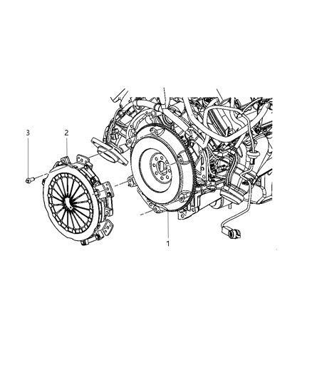 2011 Dodge Challenger Clutch Assembly Diagram