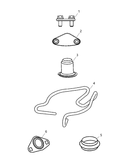 2007 Dodge Ram 3500 EGR System Diagram 1