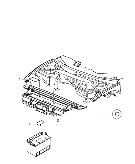 2012 Dodge Journey Label-Air Conditioning System Diagram for 68140492AA