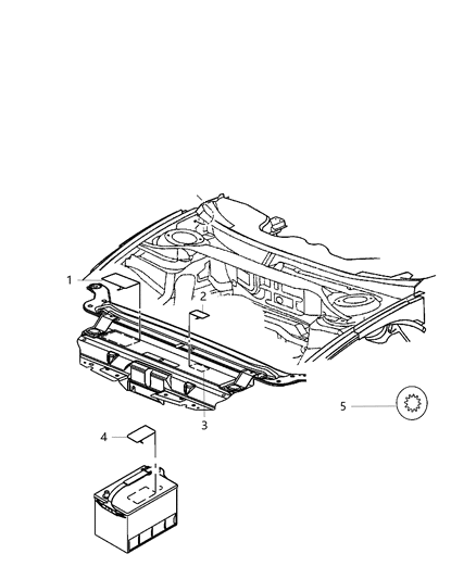 2012 Dodge Journey Engine Compartment Diagram