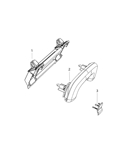 2020 Jeep Grand Cherokee Coat Hooks And Pull Handles Diagram 2