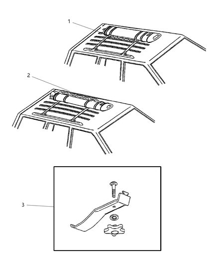 1999 Jeep Grand Cherokee Hardware-Accessory Diagram for 5016509AA