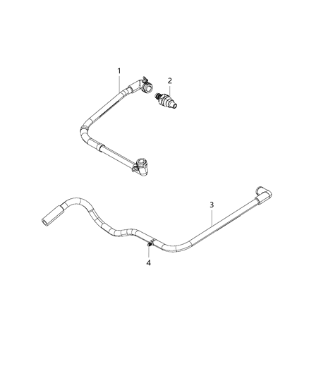 2013 Dodge Viper Hose-PCV Diagram for 5038618AC