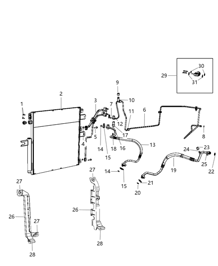 2018 Ram 4500 A/C Plumbing Diagram 2