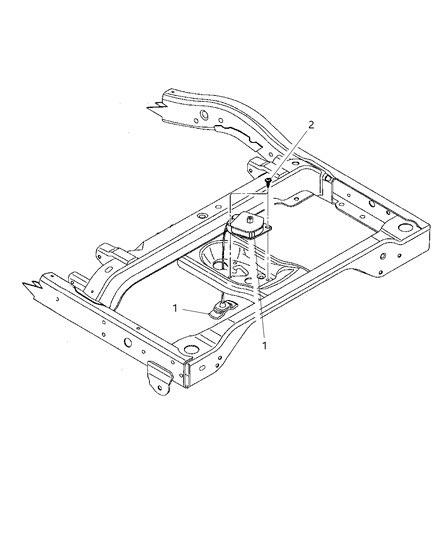 2007 Chrysler Aspen Spare Wheel Diagram