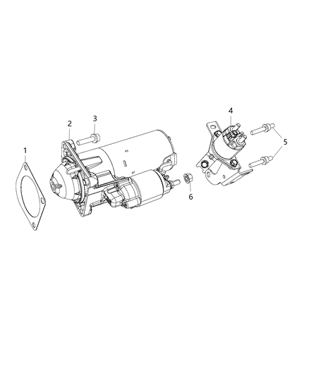 2014 Jeep Cherokee Relay-Starter Diagram for 56029638AA