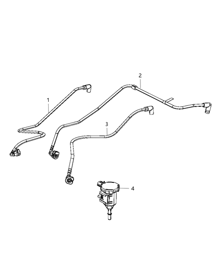 2012 Jeep Grand Cherokee Hose-PURGE Diagram for 68038008AD