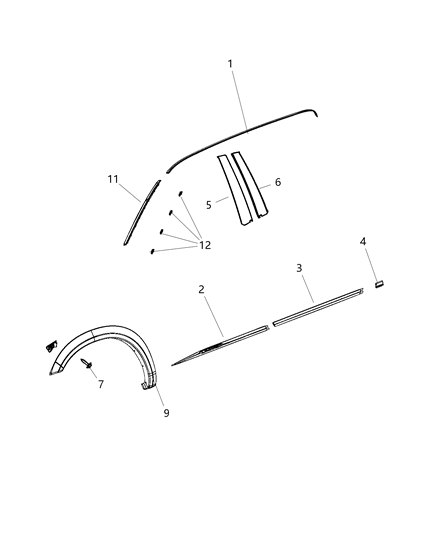 2019 Ram 4500 Exterior Ornamentation Diagram