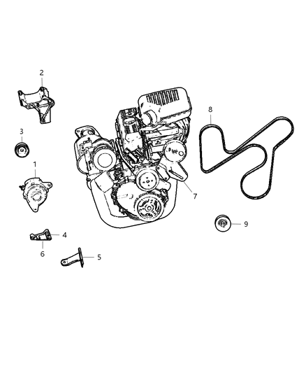 2001 Jeep Wrangler Alternator Diagram 1