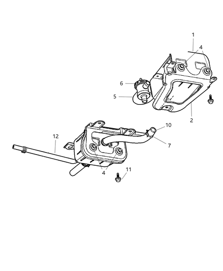 2003 Dodge Grand Caravan Vapor Canister Diagram
