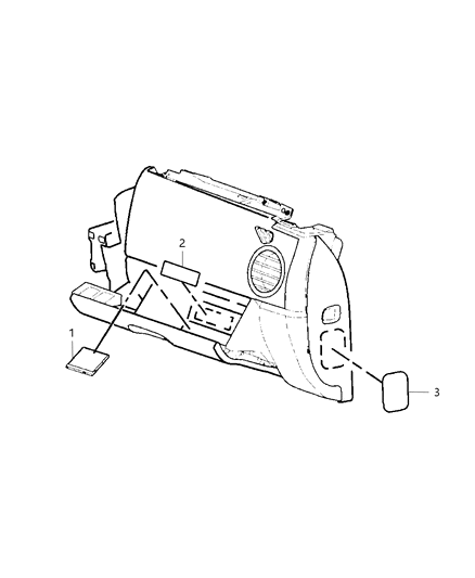 2012 Jeep Liberty Instrument Panel Diagram