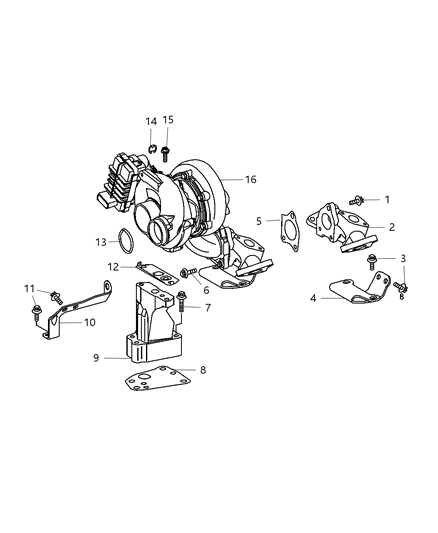 2007 Dodge Sprinter 2500 Turbocharger Diagram