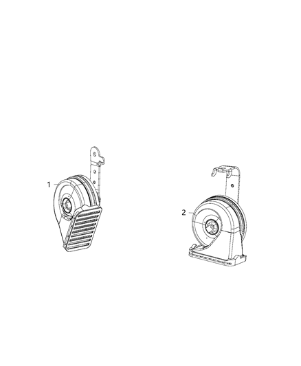 2020 Jeep Cherokee Horns Diagram