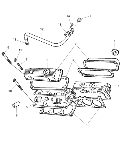 2003 Dodge Ram Van Cylinder Head Diagram 1