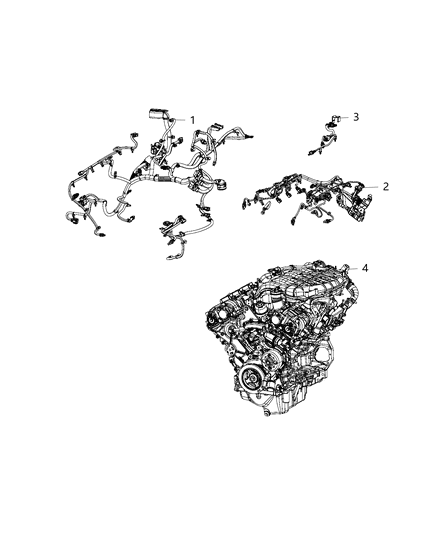 2019 Chrysler Pacifica POWERTRAIN Diagram for 68401629AC