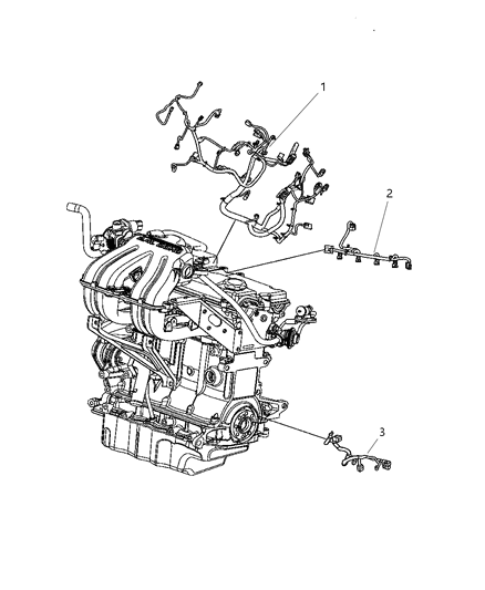 2007 Chrysler Town & Country Wiring-POWERTRAIN Diagram for 4801576AA