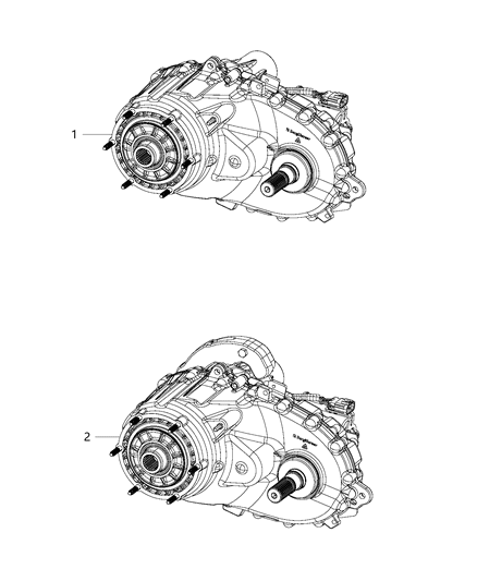 2019 Ram 1500 Transfer Case Assembly Diagram 2