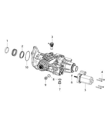 2018 Jeep Compass Seal-Input Diagram for 68408749AA