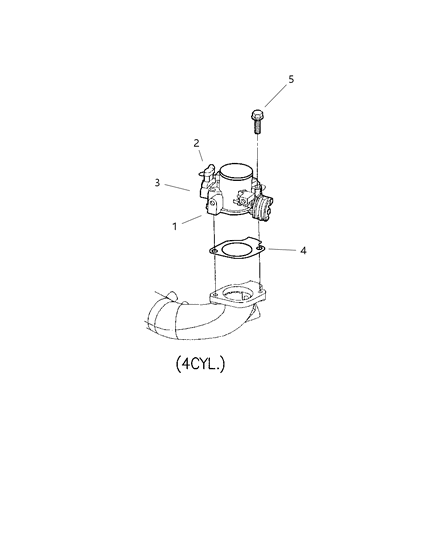 1998 Dodge Grand Caravan Throttle Body Diagram 1