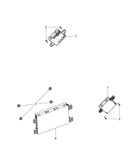 2015 Dodge Viper Modules, Body Diagram