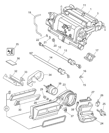 2005 Dodge Sprinter 2500 HEVAC Unit Diagram