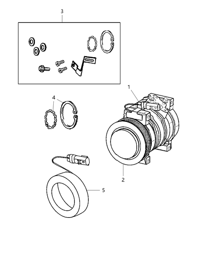 2008 Dodge Viper A/C Compressor Diagram