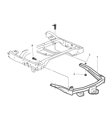 2003 Dodge Dakota Rear Hitch Diagram