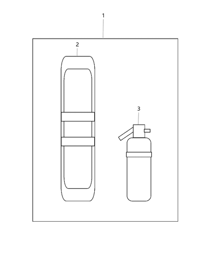 2019 Dodge Durango Emergency Kit Diagram